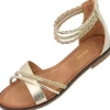 Palado Chritina, Riemchensandalen, Damen, Gold