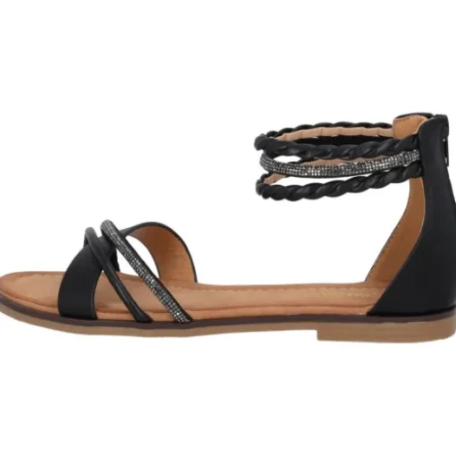 Palado Chritina, Riemchensandalen, Damen, Schwarz