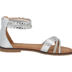 Palado Chritina, Riemchensandalen, Damen, Silber