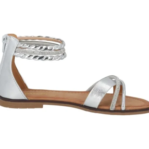 Palado Chritina, Riemchensandalen, Damen, Silber