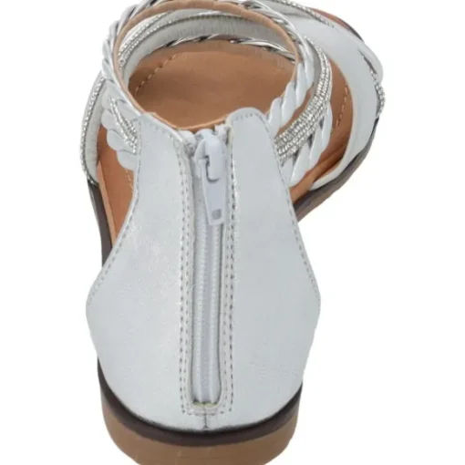 Palado Chritina, Riemchensandalen, Damen, Silber
