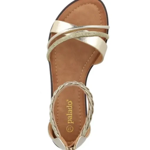 Palado Chritina, Riemchensandalen, Damen, Gold