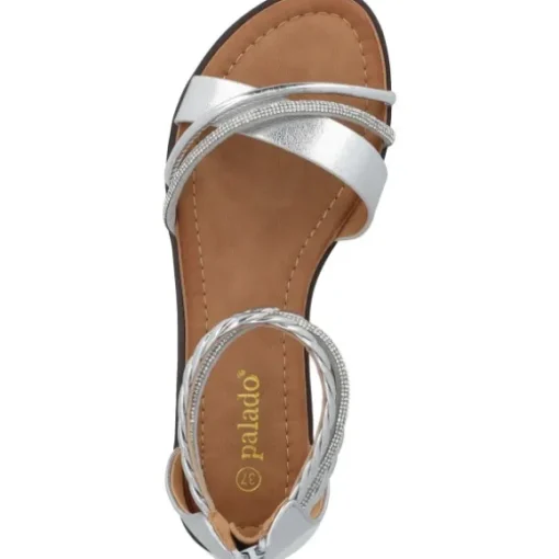 Palado Chritina, Riemchensandalen, Damen, Silber