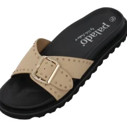 Palado Cirlo by Sila Sahin, Pantoletten & Badeschuhe, Damen, Beige