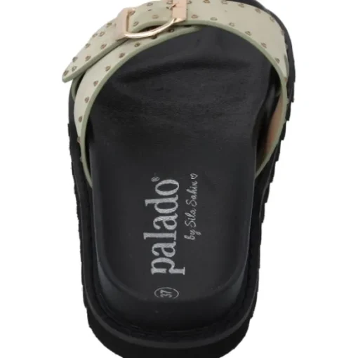 Palado Cirlo by Sila Sahin, Pantoletten & Badeschuhe, Damen, Khaki