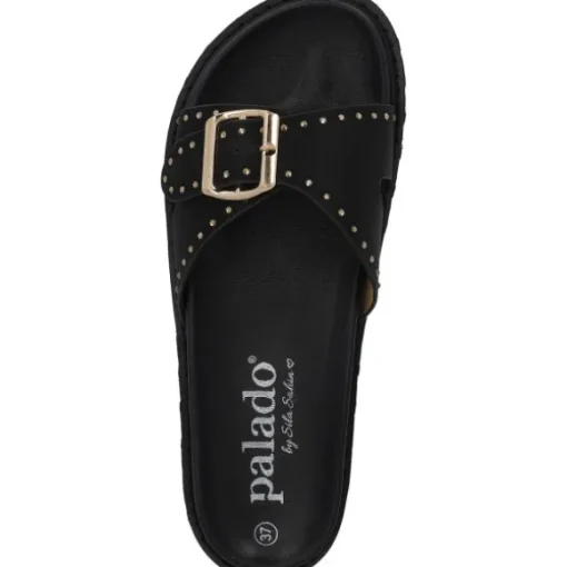 Palado Cirlo by Sila Sahin, Pantoletten & Badeschuhe, Damen, Schwarz