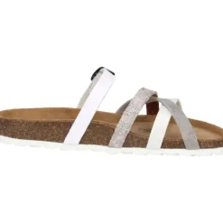 Palado Cruisi, Pantoletten, Damen, Weiß/Grau