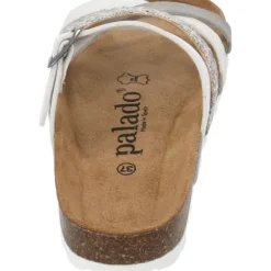 Palado Cruisi, Pantoletten, Damen, Weiß/Grau