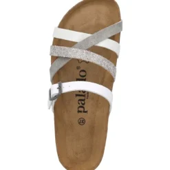 Palado Cruisi, Pantoletten, Damen, Weiß/Grau