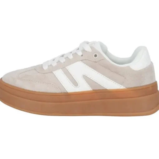 Palado Drotea, Sneakers Low, Damen, Beige/Weiß
