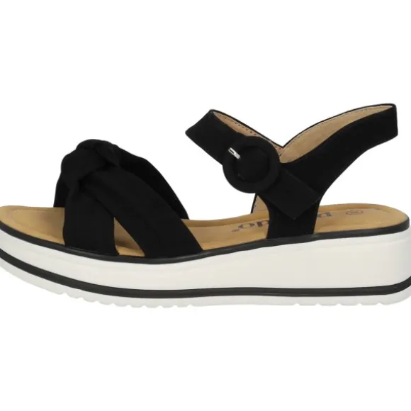 Palado Ebelli, Riemchensandalen, Damen, Schwarz