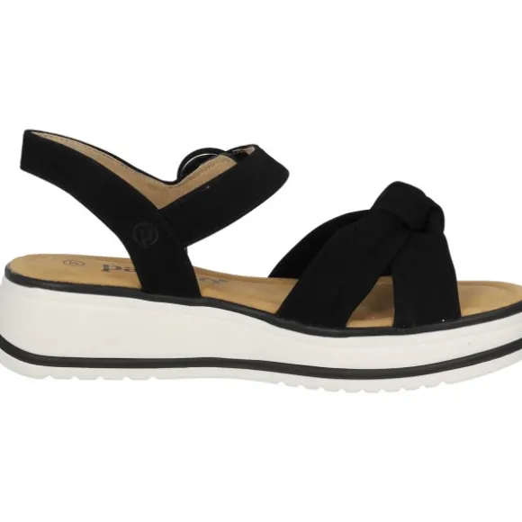 Palado Ebelli, Riemchensandalen, Damen, Schwarz