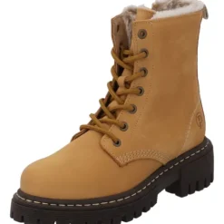 Palado Giase, Schnürstiefel, Damen, Camel