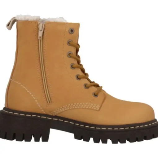 Palado Giase, Schnürstiefel, Damen, Camel