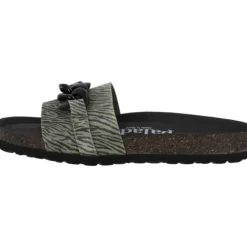 Palado Gozo Zebra, Pantoletten, Damen, Olive
