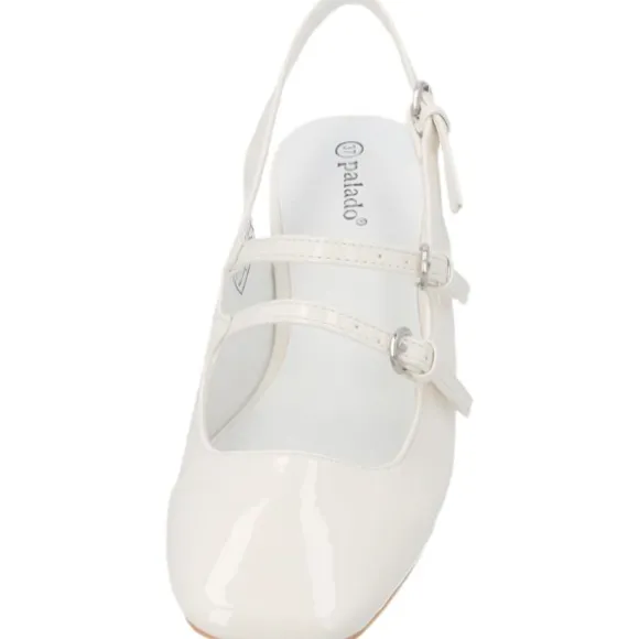 Palado Guhala, Sling-Pumps, Damen, Weiß