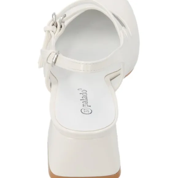 Palado Guhala, Sling-Pumps, Damen, Weiß
