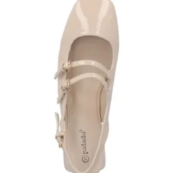 Palado Guhala, Sling-Pumps, Damen, Beige