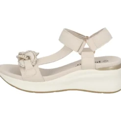 Palado Gyapon, Plateau-Sandaletten, Damen, Beige