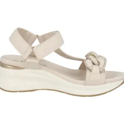 Palado Gyapon, Plateau-Sandaletten, Damen, Beige