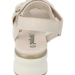 Palado Gyapon, Plateau-Sandaletten, Damen, Beige