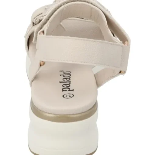 Palado Gyapon, Plateau-Sandaletten, Damen, Beige