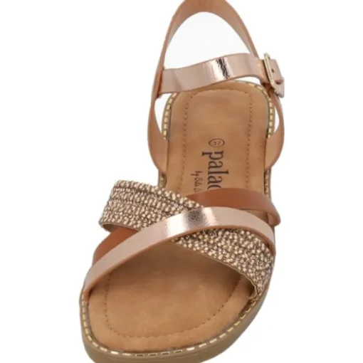 Palado Ialis by Sila Sahin, Riemchensandalen, Damen, Cognac