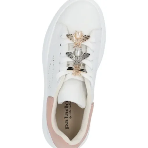 Palado Ibnoa by Sila Sahin, Sneakers Low, Damen, Weiß/Rosa