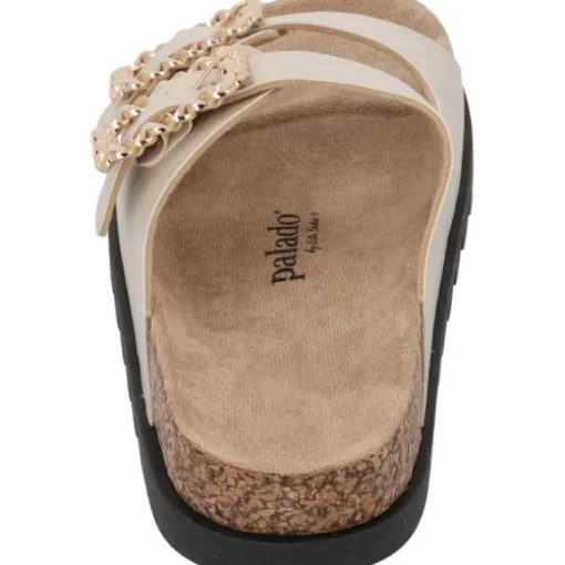 Palado Igies by Sila Sahin, Plateau-Pantoletten, Damen, Beige