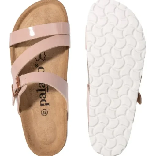 Palado Ikaria, Pantoletten, Damen, Rosa Lack