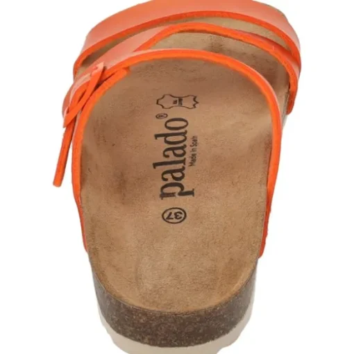Palado Ikaria, Pantoletten, Damen, Orange Metallic