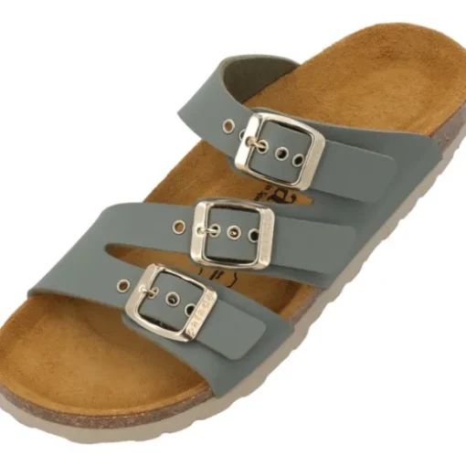 Palado Jalexi, Pantoletten, Damen, Olive
