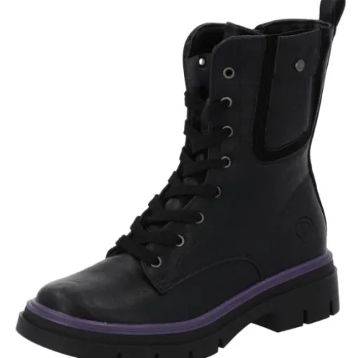 Palado Jazzly by Sila Sahin, Schnürstiefel, Damen, Schwarz/Lila