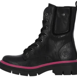 Palado Jazzly by Sila Sahin, Schnürstiefel, Damen, Schwarz/Pink