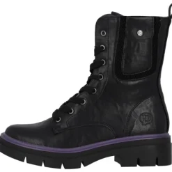 Palado Jazzly by Sila Sahin, Schnürstiefel, Damen, Schwarz/Lila