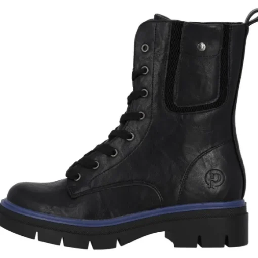Palado Jazzly by Sila Sahin, Schnürstiefel, Damen, Schwarz/Blau