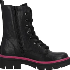 Palado Jazzly by Sila Sahin, Schnürstiefel, Damen, Schwarz/Pink
