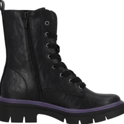 Palado Jazzly by Sila Sahin, Schnürstiefel, Damen, Schwarz/Lila
