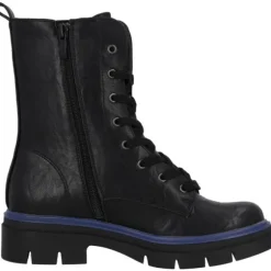 Palado Jazzly by Sila Sahin, Schnürstiefel, Damen, Schwarz/Blau