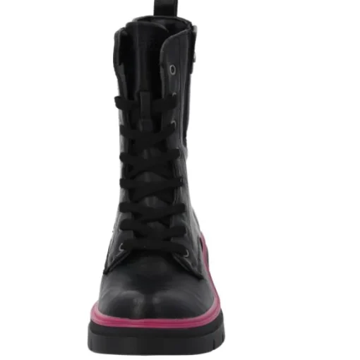 Palado Jazzly by Sila Sahin, Schnürstiefel, Damen, Schwarz/Pink