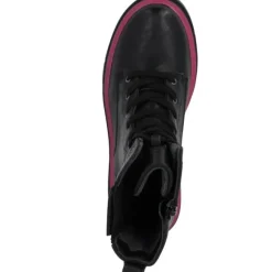 Palado Jazzly by Sila Sahin, Schnürstiefel, Damen, Schwarz/Pink
