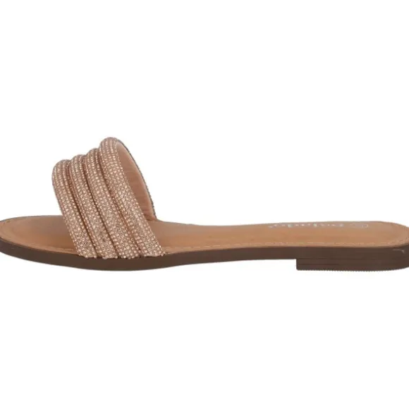 Palado Jeemi, Pantoletten & Badeschuhe, Damen, Bronze Strass