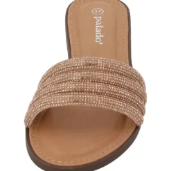 Palado Jeemi, Pantoletten & Badeschuhe, Damen, Bronze Strass