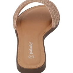 Palado Jeemi, Pantoletten & Badeschuhe, Damen, Bronze Strass