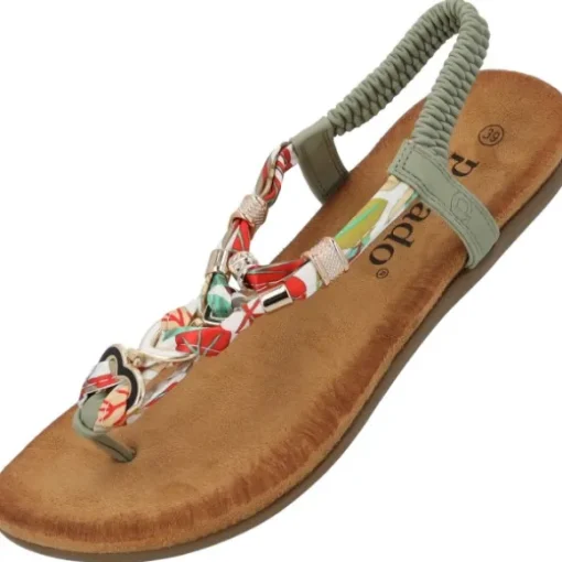 Palado Jurte by Sila Sahin, Sandalen, Damen, Grün
