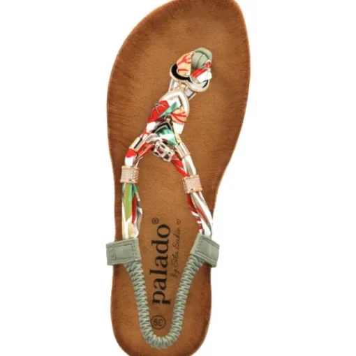 Palado Jurte by Sila Sahin, Sandalen, Damen, Grün