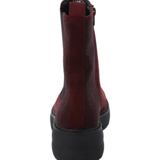 Palado Jynna by Sila Sahin, Chelsea Boots, Damen, Bordeaux Samt