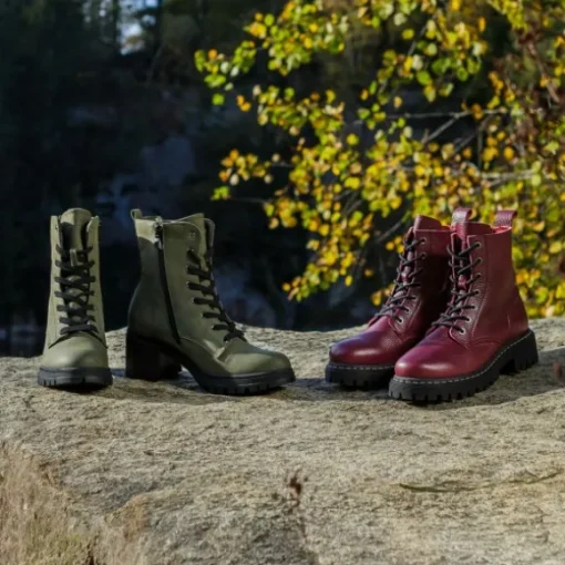 Palado Kaence, Schnürstiefel, Damen, Khaki