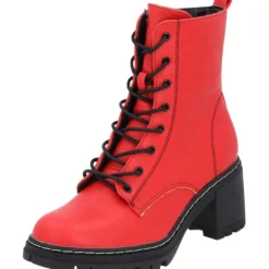 Palado Kefalonia, Schnürstiefeletten, Damen, Rot