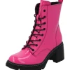 Palado Kefalonia, Schnürstiefeletten, Damen, Pink Lack
